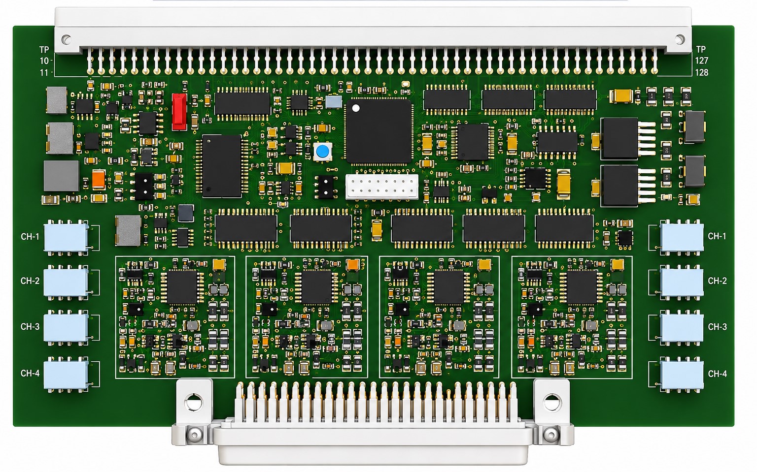 PMSS Quarter Quadruple 1/4 Bridge Card